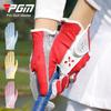Guantes de Golf Pgm, Antideslizantes y Resistentes al Desgaste, Guantes de Golf para Mujer, un Par de Guantes Antideslizantes de Golf para Mujer