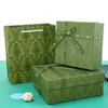 Caja de Regalo con Lazo, Caja Vacía para Souvenirs, Bolsa de Regalo a Juego, Luces de Cuerda, Hierba Rafia, Tarjeta de Felicitación, Ramo de Flores Secas, Caja de Regalo
