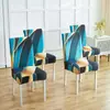 Funda de Silla Hogareña Elástica de Una Pieza Funda para Silla de Comedor Funda Simple para Taburete Universal Todo en Uno Todo Incluido Funda para Silla de Hotel