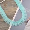 En stock 2.5cm estilo coreano tul hilo de nieve cinta DIY volante plisado ropa almohada textil para el hogar juguete encaje de descuento