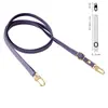 Alça longa de couro PU para crossbody atacado, personalizada de fábrica, com padrão lichia, cordão longo e fivela de metal - Acessório de cordão para capa de celular