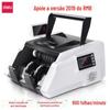 Deli 3903s máquina de contagem de moeda Classe C Super catering Banco tela dupla 2019 versão 5 conjuntos de máquina de verificação de moeda RMB
