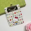 Mini Carpeta Bloc de Notas Caja de Almacenamiento para Oficina Caja para Exámenes de Estudiante Caja de Clasificación de Almacenamiento Papel
