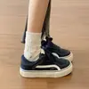 Zapatillas Blancas de Suela Gruesa Estilo Wasteland para Mujer, Nuevas de Primavera y Otoño Ins Versátiles para el Campus Estilo Coreano de Nicho