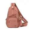 Bolso de Pecho Convertible Multifuncional Transfronterizo de Hombro Único/Doble para Mujer, Bolso Cruzado Ligero de Nailon para Exteriores, Mochila de Gran Capacidad para Hombre