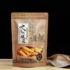 Saco de embalagem sabor natural medicina chinesa amendoim frito nozes auto-selante zíper auto-suportado saco de presente de papel Kraft