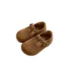 Zapatos de Princesa para Niñas 2026 Primavera y Otoño Plateados Elegantes Zapatos Pequeños de Cuero para Niños Zapatos Mocasines de Suela Suave Zapatos Individuales Antideslizantes Zapatos de Espectáculo