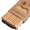 Palillos de bambú de alta gama, aptos para alimentos, de nuevo estilo, sin barnizar ni encerar para uso doméstico, diseñados para la cocina china y adecuados para la venta transfronteriza