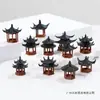 Micro-Paisagismo Bonsai, Rochedo, Tanque de Água, Aquário, Pequenos Itens Decorativos, Modelos de Arquitetura Antiga Estilo Chinês, Pátio, Sala de Estudo, Pavilhão