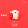 Paisaje en Miniatura Creativo Año Nuevo Mascota Linda Gato de la Suerte Figura Decoración DIY Accesorios Escritorio Mini Adornos