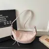 Bolso de Croissant de Moda y Popular 2026 Nuevo Modelo Bolso Cruzado Casual Versátil Bolso de Hombro para Viajes al Trabajo Bolso de Axila Bolso Dumpling