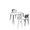 Comedor del Personal Escolar Catering Comercial Snack Restaurante de Comida Rápida Tienda de Fideos Juego de Mesa y Sillas de Pizarra para Comedor