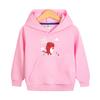 Meninos e meninas outono camisola com capuz novo dinossauro dos desenhos animados das crianças esportes top primavera e outono bebê casaco solto