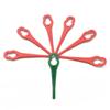 Cuchilla de plástico L85 para cortacésped de jardín, cuchilla de plástico para cortacésped, apertura de 12 x 7 mm