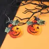 Brinco de Gancho Acrílico de Abóbora Sorridente Maligna Europeu e Americano Transfronteiriço Halloween Festa Festival de Nicho