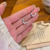 Nuevos aretes de perlas de circón azul para mujer, diseño de nicho, moda de alto sentido, temperamento exquisito, aretes para mujer al por mayor