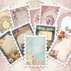 36 Piezas de Pegatinas de Sellos de Rosa de Encaje Vintage, Estilo Retro Suave Pegatinas de Decoración DIY para Maletas y Diarios Venta al por Mayor