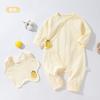 Piña Ropa de Primavera para Bebé de 0-6 Meses Conjunto de Dos Piezas Mameluco para Recién Nacido Mono para Bebé para Todas las Estaciones Ropa de Algodón Puro Versátil