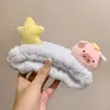 Diadema de Peluche para Lavado Facial para Mujeres, Antideslizante, Sin Marcas, Diseño Lindo y de Alta Gama Personalizable, Adecuada para Aplicar Mascarillas Faciales y Maquillaje, Resistente a la Humedad