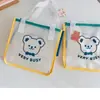 Bolsa de Mão de Gelatina em PVC Bolsa de Praia Bolsa Transparente Verão Feminina Viagem Bolsa para Celular Bolsa de Armazenamento Fofa Grande Capacidade