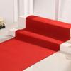 Alfombra roja cepillada de una sola raya, no tejida, desechable, para inauguración de bodas, celebraciones y exposiciones comerciales, venta al por mayor