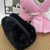 Bolsa de Pelúcia, Bolsa de Maquiagem de Pelúcia Transfronteiriça, Estojo de Lápis de Pelúcia Colorido Macaron, Bolsa de Maquiagem Colorida Doce, Estojo de Lápis