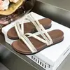 Sandalias de Verano para Mujer Gaomeilun Wooohu, Doble Color, Suela Gruesa, con Pedrería Brillante para la Playa, Exportación