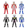 Celebridad de Internet Niño Cumpleaños Horneado Pastel Decoración Adornos Niños Ultraman Superhéroe Transformable Planeta Mesa de Postres Accesorios