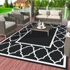 Alfombra de cuadros negros y blancos creativa para el hogar, alfombra decorativa para sala de estar turca, manta para sofá y mesa de café, disponible para venta al por mayor