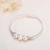 Joias de Pérola Zhuji Atacado Pulseira de Pérola de Água Doce Amendoim Pulseira Feminina Versátil Joias de Pérola Fresca