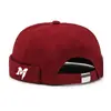 Chapéu de Melão Novo Estilo Tendência Artístico Masculino Street Hip-hop Chapéu Feminino Gorro Retro Versátil Letra Chapéu de Chão Transfronteiriço