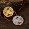 Ocho Diagramas Tai Chi Cuatro Bestias Sagradas Monedas Conmemorativas de Oro y Plata Medallas Conmemorativas de Comercio Exterior Retro Monedas Pintadas a Color Artículos de Regalo Acompañantes