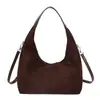 Bolso tipo bandolera simple retro estilo coreano, bolsa tipo dumpling para mujer, nuevo para Otoño 2025, bolso de un solo hombro cruzado de alta calidad estilo occidental