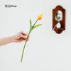 Estilo ins Toque Hidratante tulipa artificial flor decorativa flor artificial decoração de flor de seda para sala de estar flor artificial