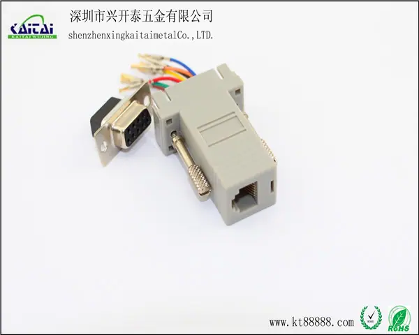 RJ11-DB9F灰色