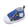 Direto da Fábrica sapatos casuais de primavera e outono para bebê menino estrela Bolinha Pequena sapatos de bebê de sola macia para bebê menina YS-19