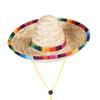 Z Ajustável Cão Chapéu Engraçado Verão Palha Pet Chapéu de Palha Corgi Pet Headwear Chapéu de Guarda-sol Atacado