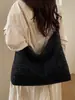 Bolsa de Mano Grande Tejida de Alta Gama para Mujer 2025 Nuevo Estilo Bolso de Hombro Versátil para el Trabajo, Bolso de Hombro Elegante y Sencillo