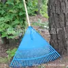 Rastrillo de Plástico en Forma de V de 30 Dientes para Césped Jardinería Rastrillo Limpiador de Hojas Césped Rastrillo de Hojas Limpieza de Hojas Rastrillo de Plástico para Césped Anillo Nuevo