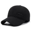 Gorra de Béisbol para Hombres de Mediana Edad y Mayores, Gorro de Algodón para Exteriores de Invierno, Gorro Cálido de Lana Engrosado con Protección para los Oídos, Gorra Versátil con Visera para Hombres