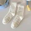 Calcetines de Terciopelo Australianos para Mujer en Invierno Calentitos Engrosados Calcetines de Media Pantorrilla Calcetines Dulces y Lindos de Cachorro de Dibujos Animados No Sueltan Hilo Calcetines para Dormir