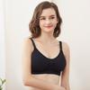 Ropa interior de lactancia para mujeres embarazadas sin aro, apertura frontal con broche, talla grande, ajustable, anti-galactorrea, realce, sujetador de lactancia