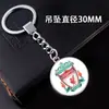 Italiano Jia Si Jia De Jia Francês Jia Britânico Super Time de Futebol Emblema do Time Pedra do Tempo Chaveiro Pingente de Carro Time