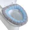 Funda de Asiento de Inodoro de Felpa para Invierno con Asa Engrosada, Funda de Asiento de Inodoro Universal Cálida de Felpa para el Hogar, Lavable