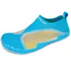 Zapatos de natación para playa transfronterizos, zapatos para vadear al aire libre, calcetines, zapatos para hombres y mujeres, zapatos para vadear en parques acuáticos, playa antideslizantes, amigables con la piel, negro-naranja