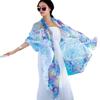 Novedad dulce chal wrap falda flor sexy grande toalla de playa mujer vacaciones junto al mar chal toalla de gasa venta al por mayor