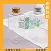 Tapa de Aluminio Botella Cuadrada 150ML Tapa Metálica Botella para Cebo de Pesca Sub-botella para Desinfectante de Manos 150ML Botella para Hidrosol Sub-botella para Aceite Esencial