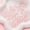Cuentas Sueltas de Vidrio Transparente Color Tierra para Hielo de 10 mm Accesorios para Pulseras Collares DIY Joyería con Cuentas Material de Cuentas Sueltas Semiacabado