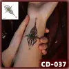 Nuevas Pegatinas de Tatuaje de Boca Grande de Halloween Transfronterizas Terror Thriller Araña Pegatinas Impermeables DIY Pegatinas de Tatuaje para la Cara