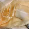 Tecido organza transparente fino macio roupa vestido saia de tule cortina de gaze tecido para fundo de casamento fio de fada manual